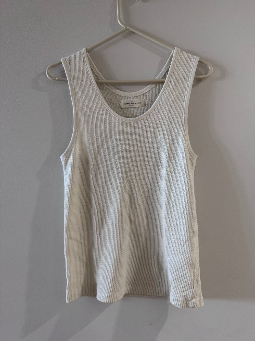 imogene + willie cotton tank--sz L